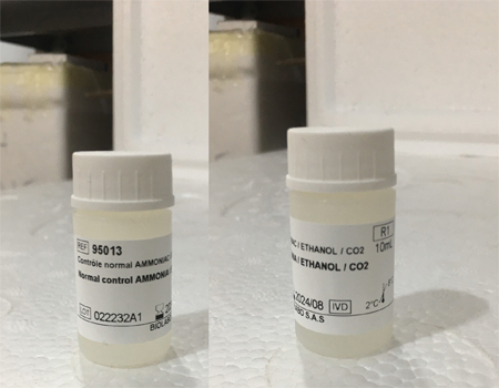 Normal Control AMMONIA ALCOHOL BICARBONATE