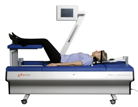 Hệ thống kéo dãn đốt sống cổ, cột sống kèm massage rung nhiệt